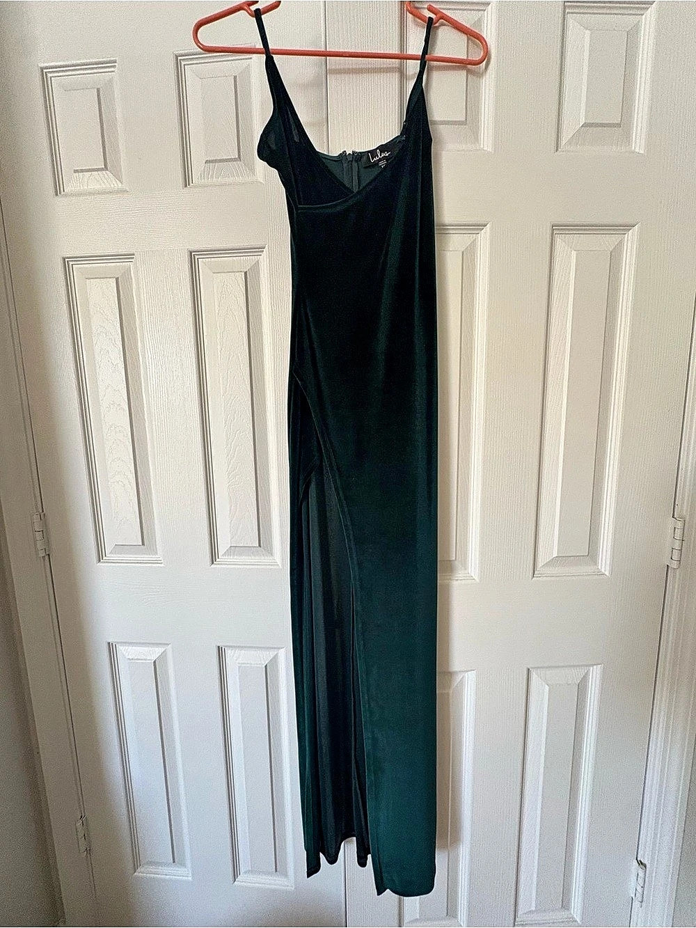 Lulus Emerald Green Velvet Dress
